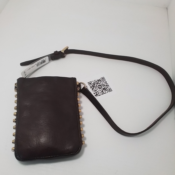 SALE ‼️ Michael Kors Studded Brown Genuine Leather Belt Bag NWT - Picture 17 of 17